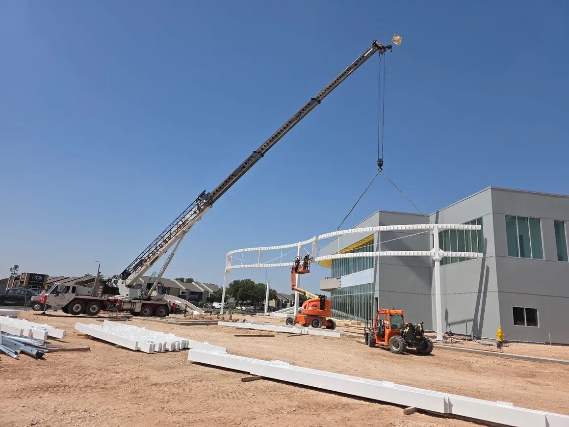 Ellen Noel Art Museum — Odessa, TX — steel erection by 7S Erectors