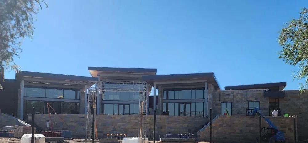 Harrington Cancer Center — Amarillo, TX — steel erection by 7S Erectors
